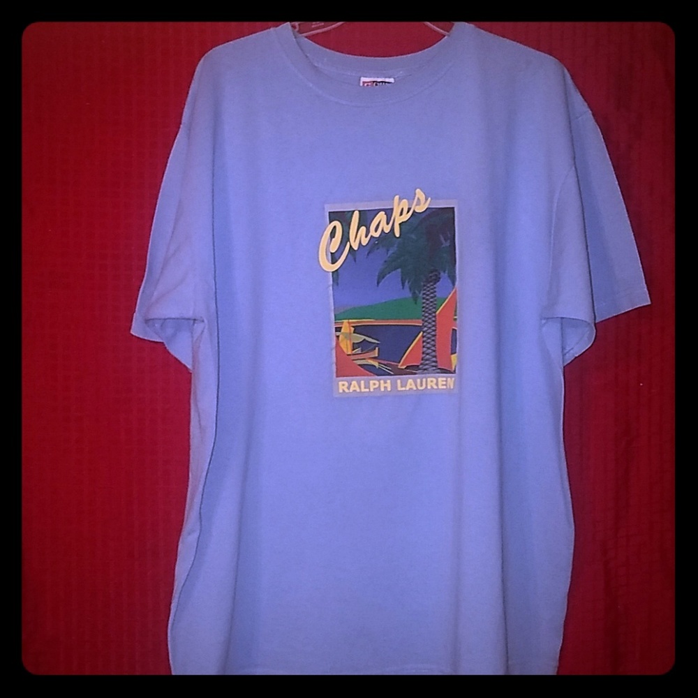 Chaps Ralph Lauren blue t shirt